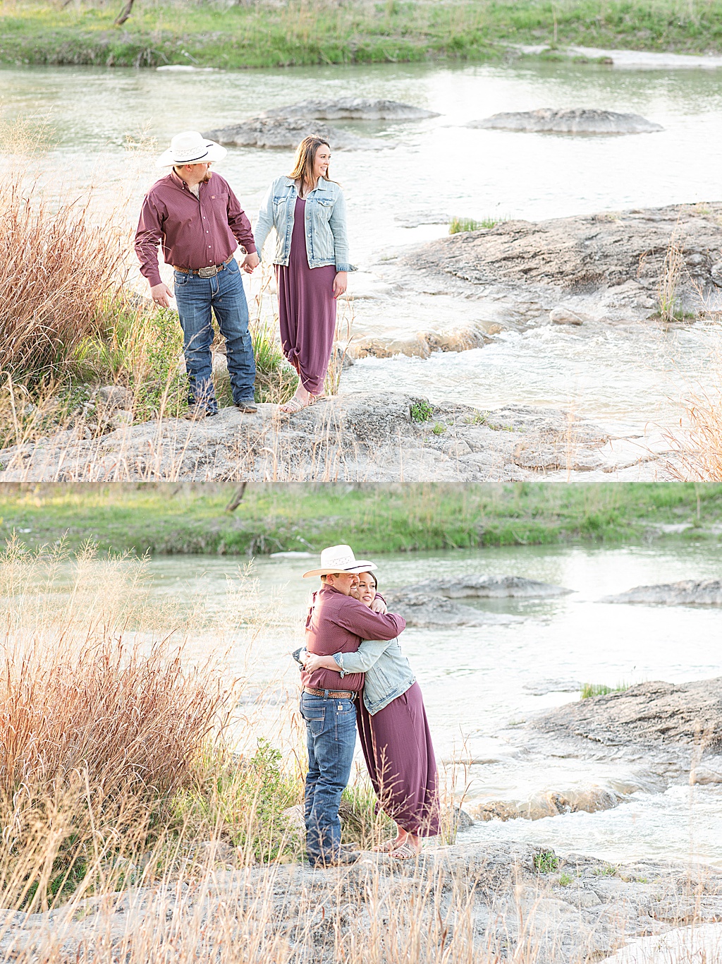couple at the river 