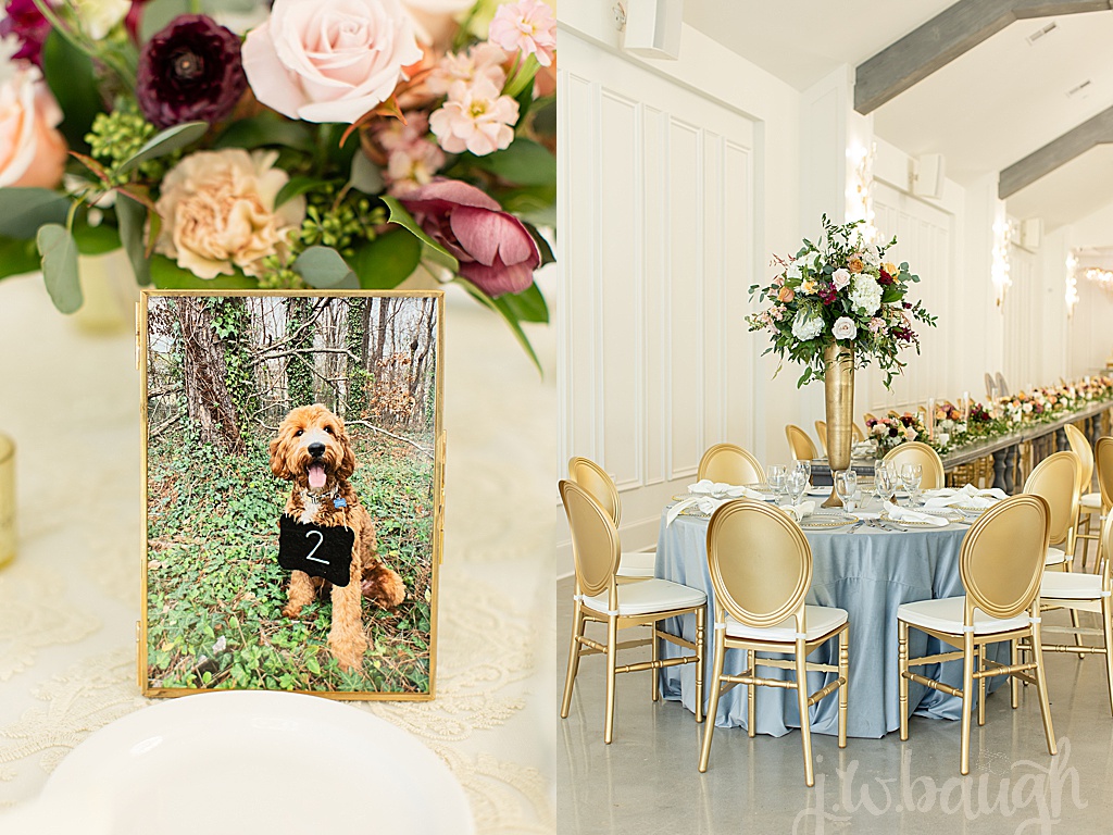 the peach orchard dusty blue reception