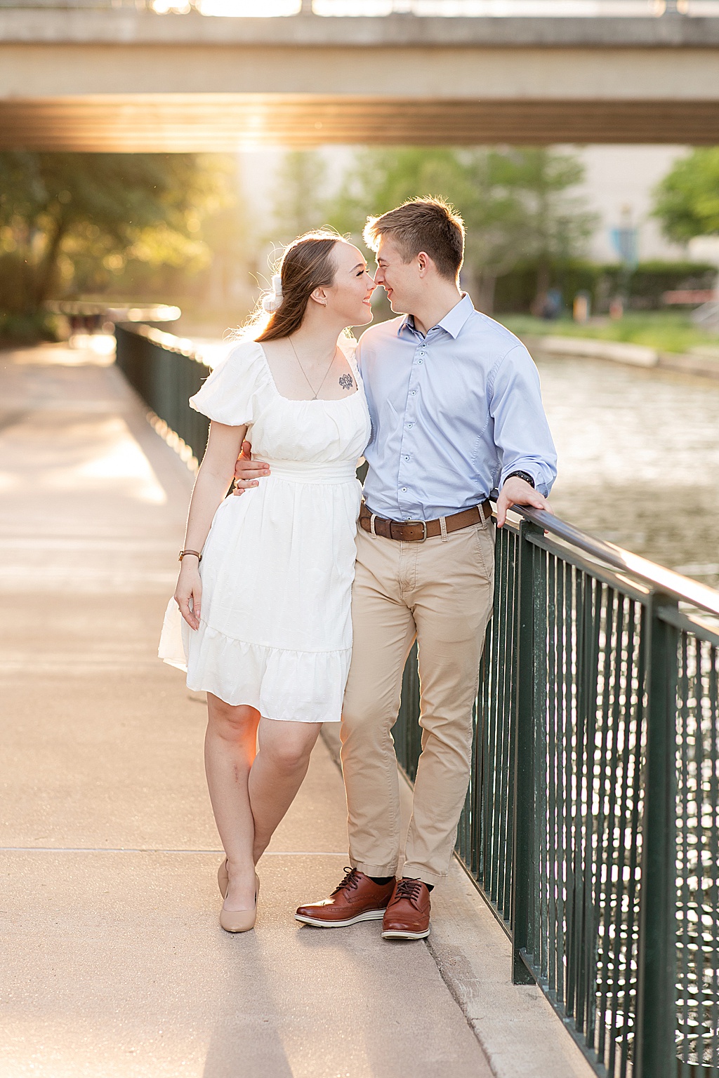 the woodlands engagement session
