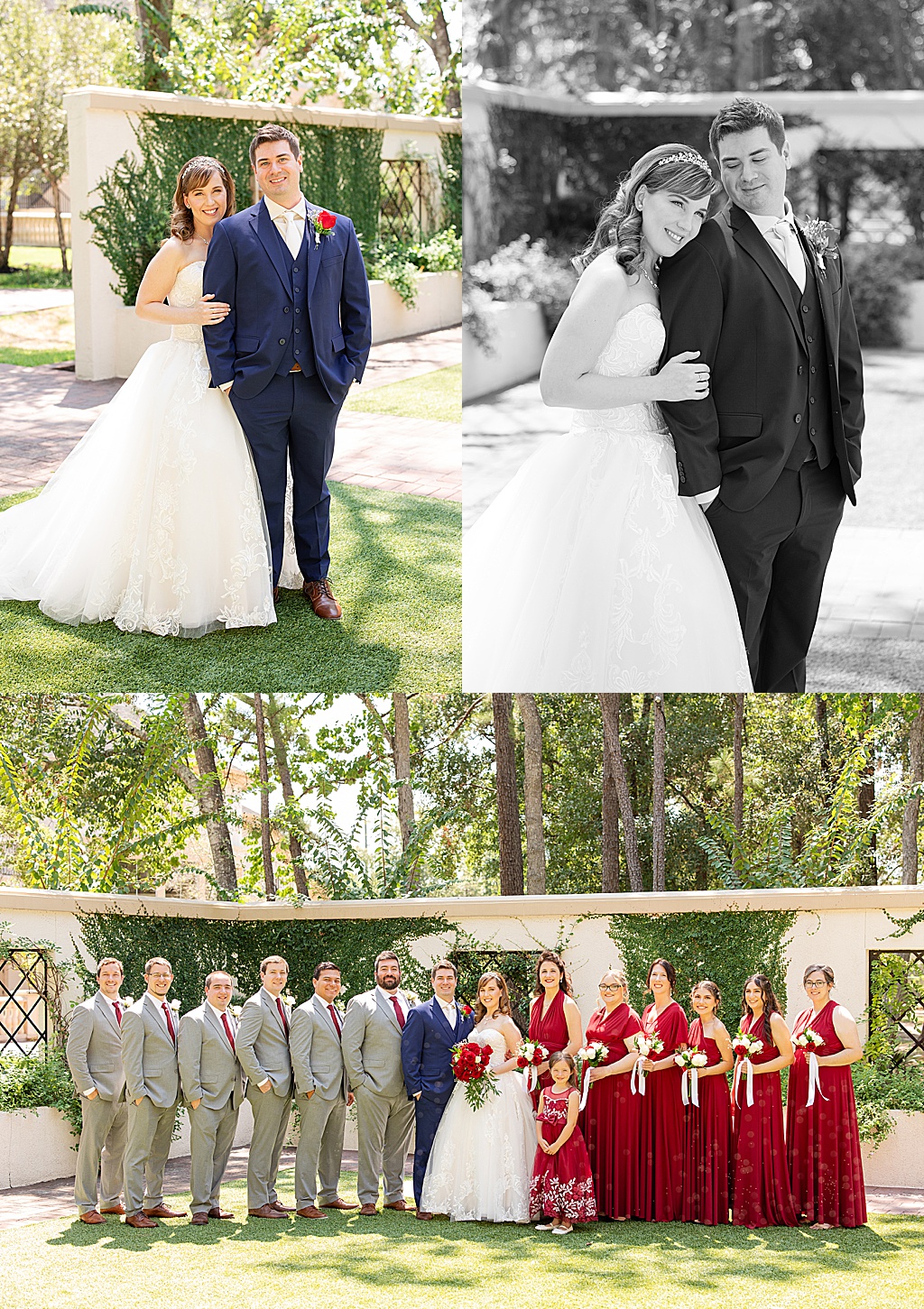 the springs in cypress wedding party