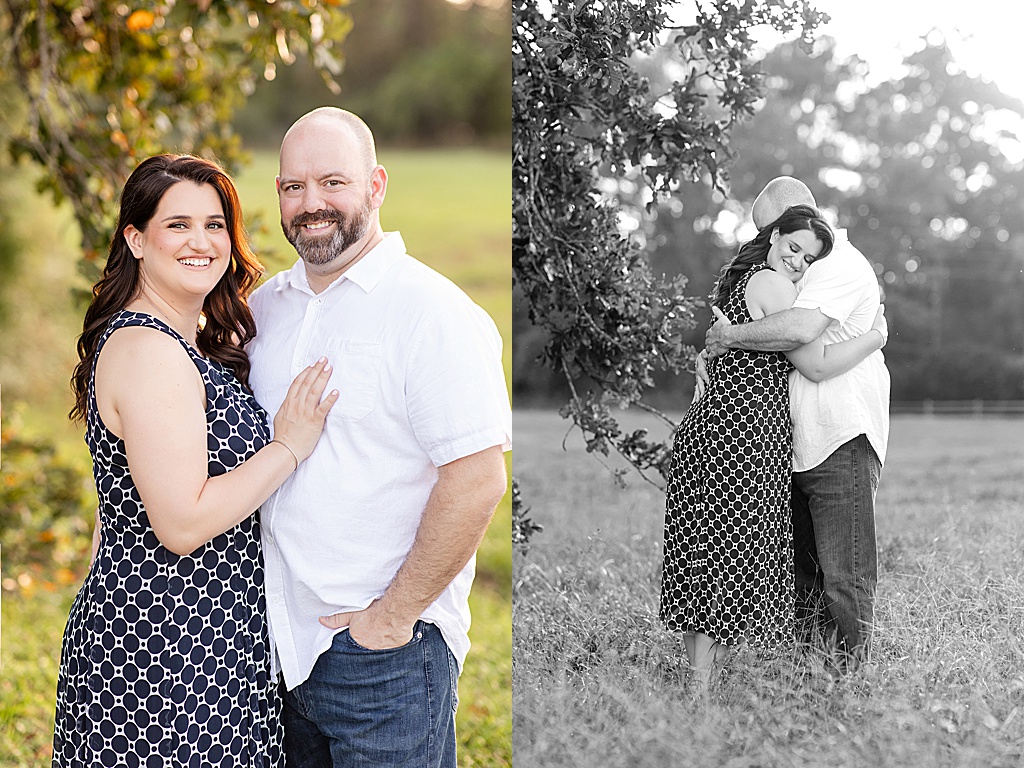 tomball mossy tree engagement session
