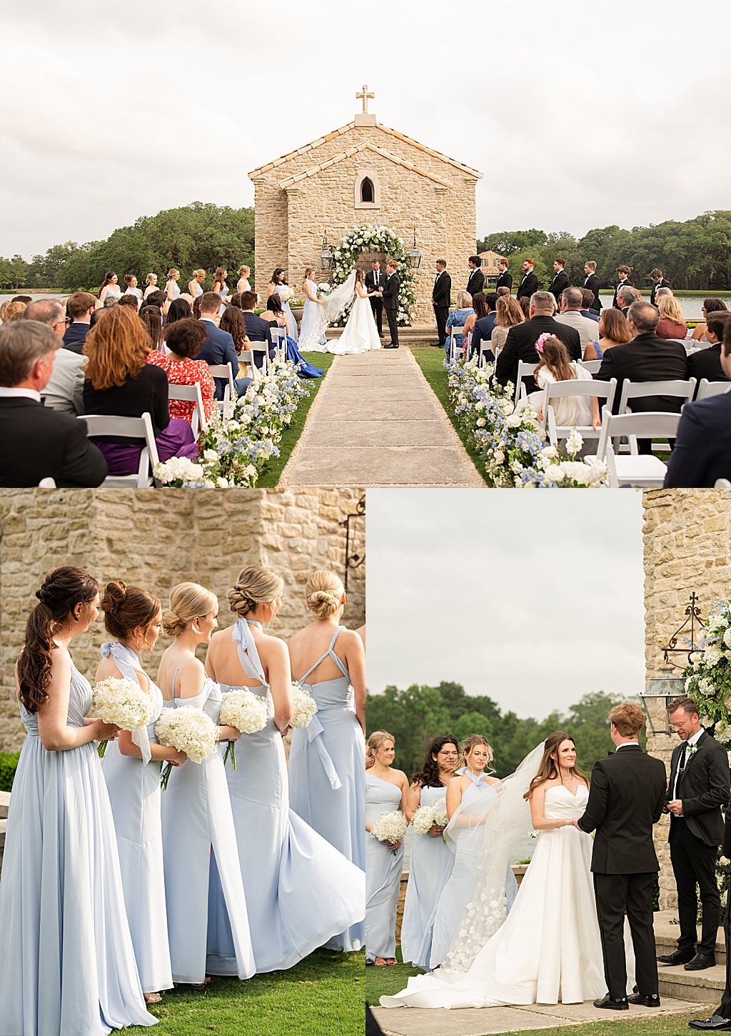 Stone Chapel Wedding at Houston Oaks
