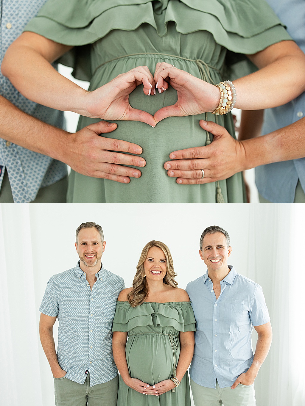 the creative photographer studio surrogacy session