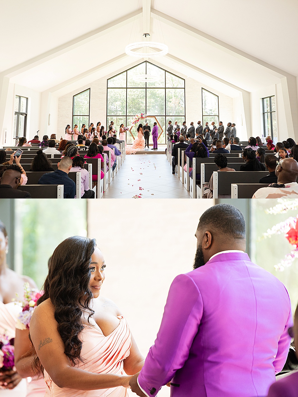 the luminaire wedding ceremony