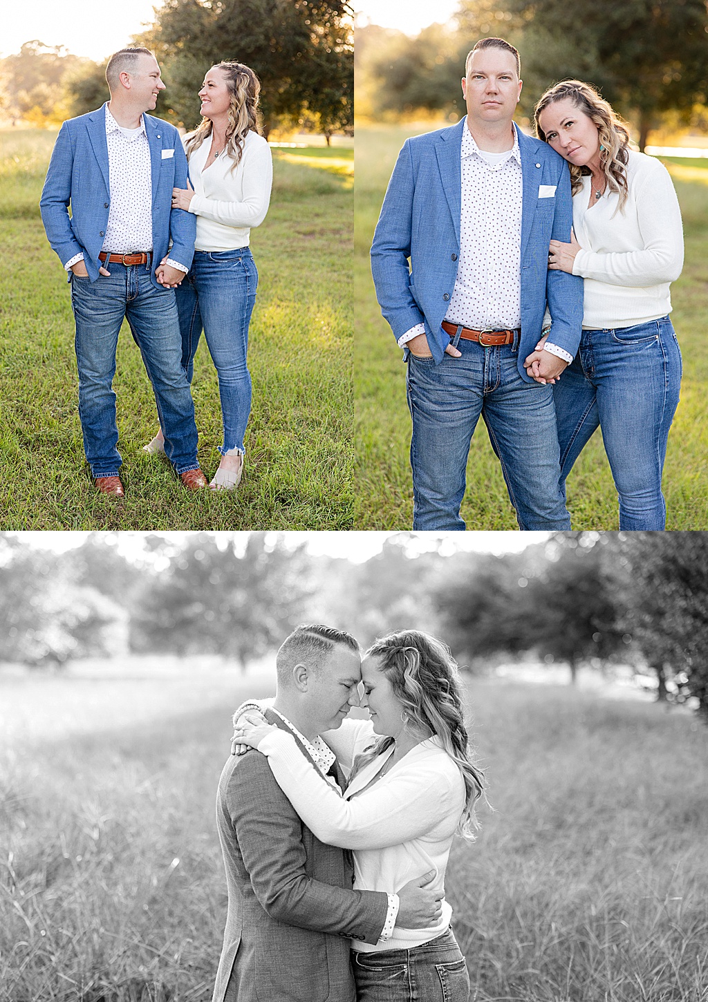 the woodlands engagement session