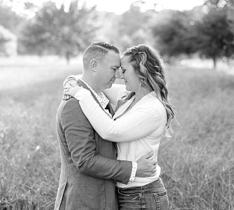 tomball engagement session