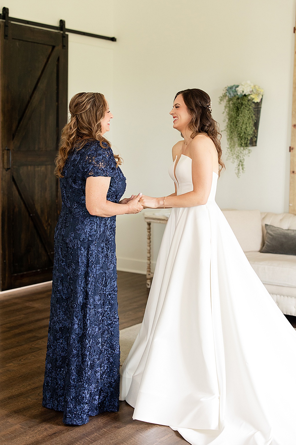 deep in the heart farms bride getting ready