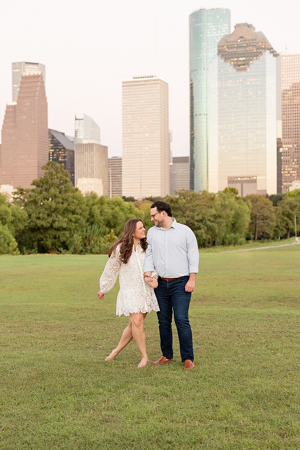 eleanor tinsley houston skyline engagement session