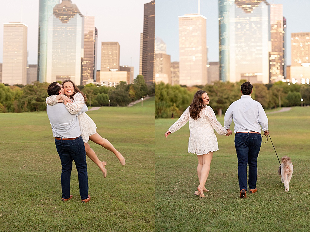 eleanor tinsley houston skyline engagement session