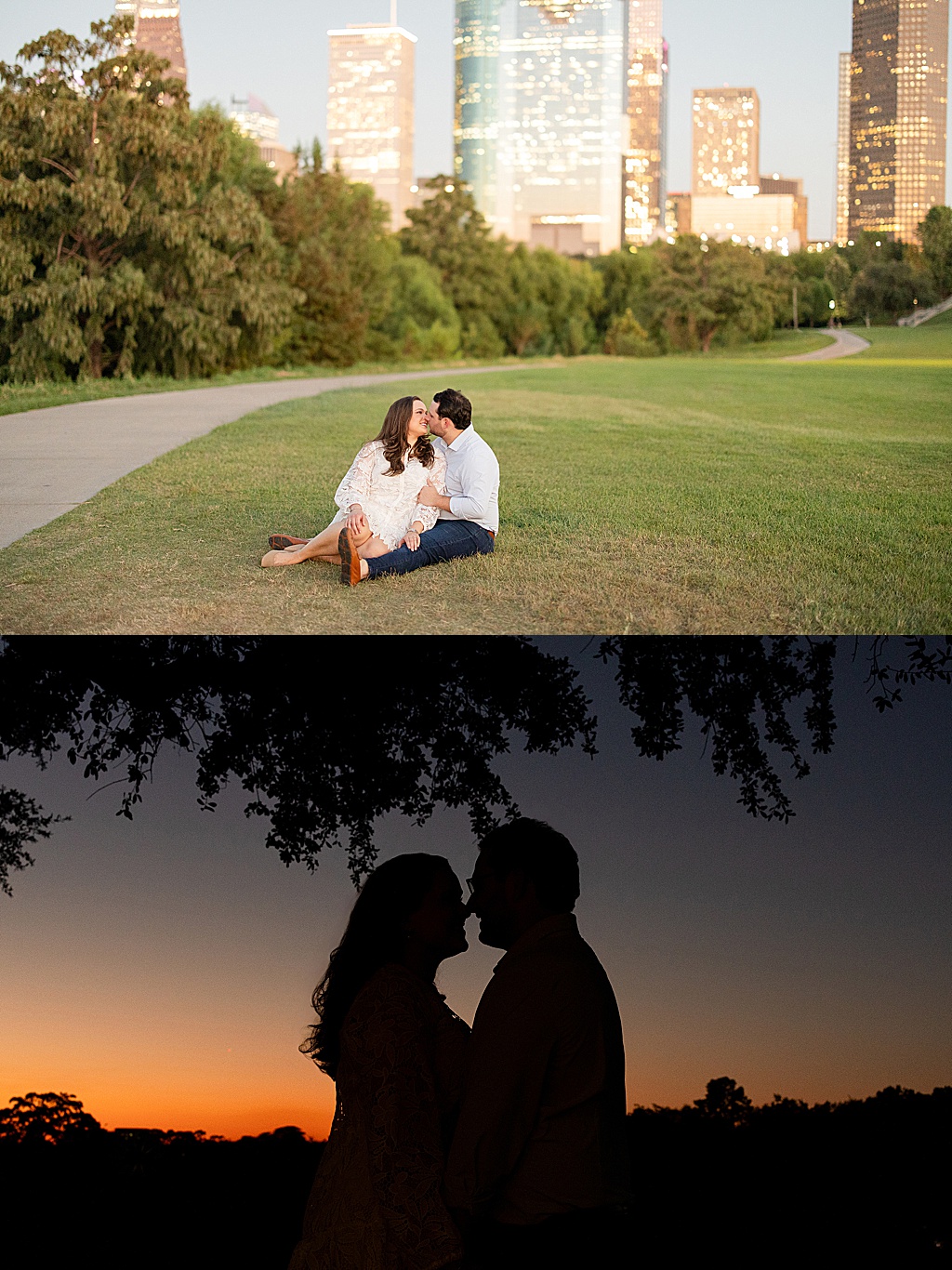 eleanor tinsley houston skyline engagement session